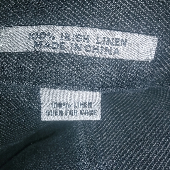 Le Collezioni Structure 36S Mens Irish Linen Summer Pants - Picture 3 of 16